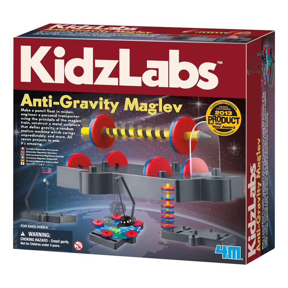 4M Kidzlabs Anti Gravity Magnetic Levitation Science Kit-STEM